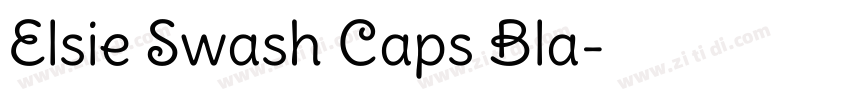 Elsie Swash Caps Bla字体转换 Elsie Swash Caps Bla字体转换